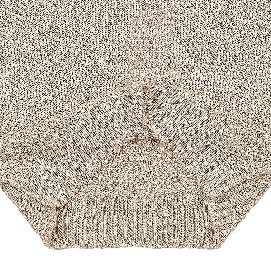 Maison Margiela Hemp Basket Weave Knit Sweatshirt for Women