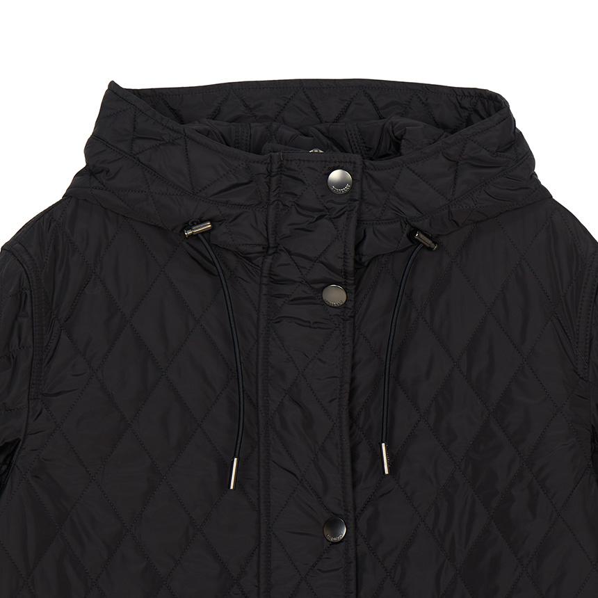 BURBERRY Hilgate Women’s Hooded Long Quilted Jacket 8110325