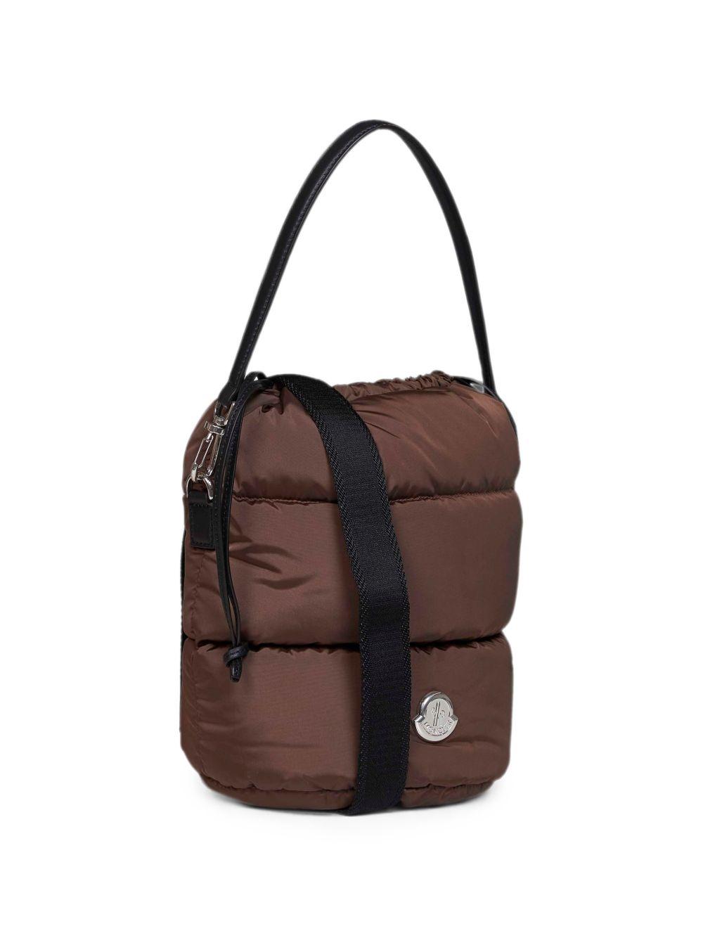 Moncler Leather Shoulder Bag Black Women’s Handbag