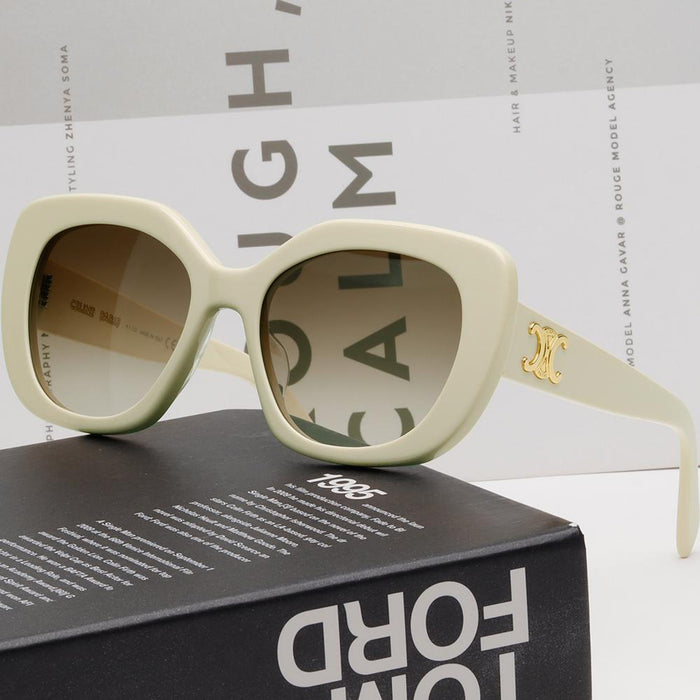 CELINE Oversized Acetate Triomphe Sunglasses Unisex CL40226U 25F