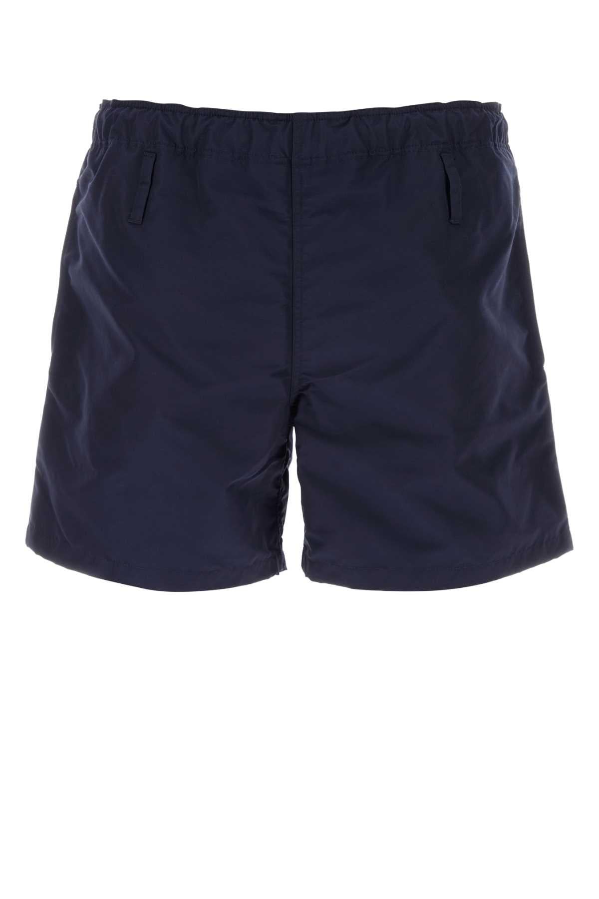 PRADA Black Nylon Swim Shorts