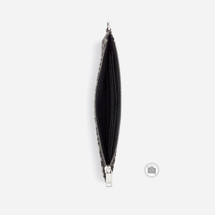 DIOR Black A5 Leather Clutch Pouch Unisex Bag