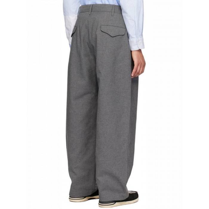 Engineered Garments Gray PC Hopsack Officer Pants 24S1F036 OR363 ZT189