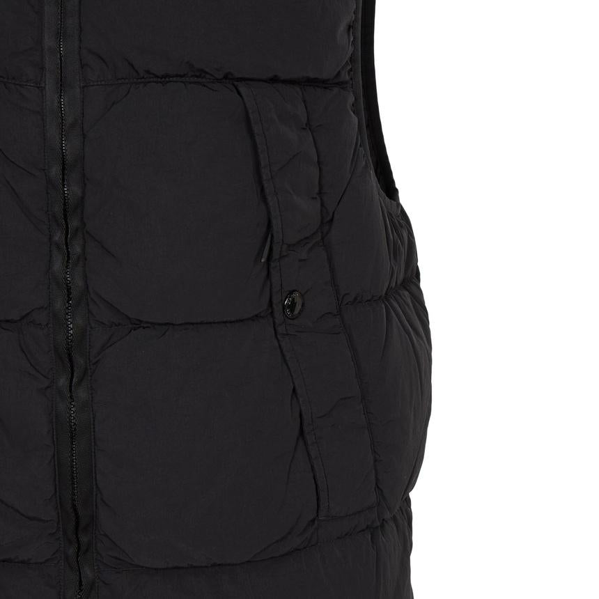 CP Company Black Down Puffer Vest Men’s Outerwear