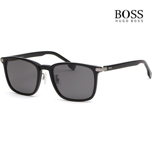 HUGO BOSS Black Square Acetate Asian Fit Unisex Sunglasses