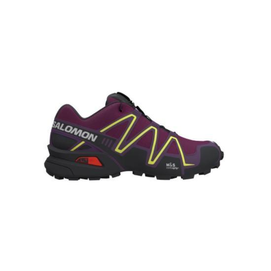 SALOMON Black Mesh Trail Running Sneakers