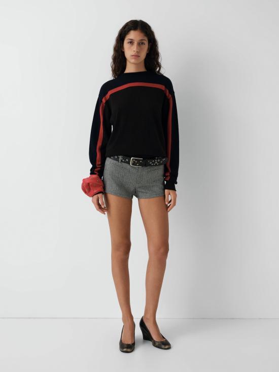 gimaguas Cashmere Honey Jumper Brown Crewneck Knit Sweater