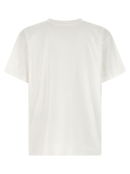 MM6 Short Sleeve T-Shirt for Men SH0GC0068 M20050 101 WHITE DOM