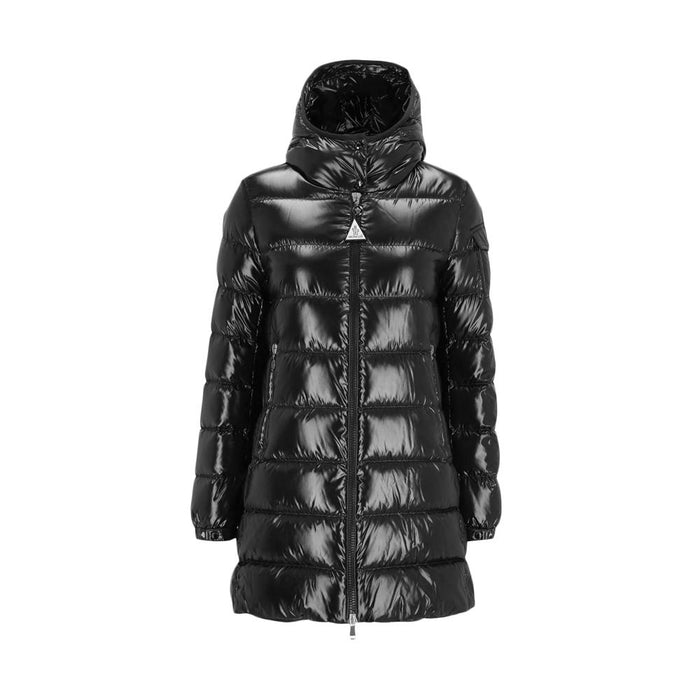 Moncler Courcelles Logo Patch Puffer Jacket Black 1C00002 597Z8 999