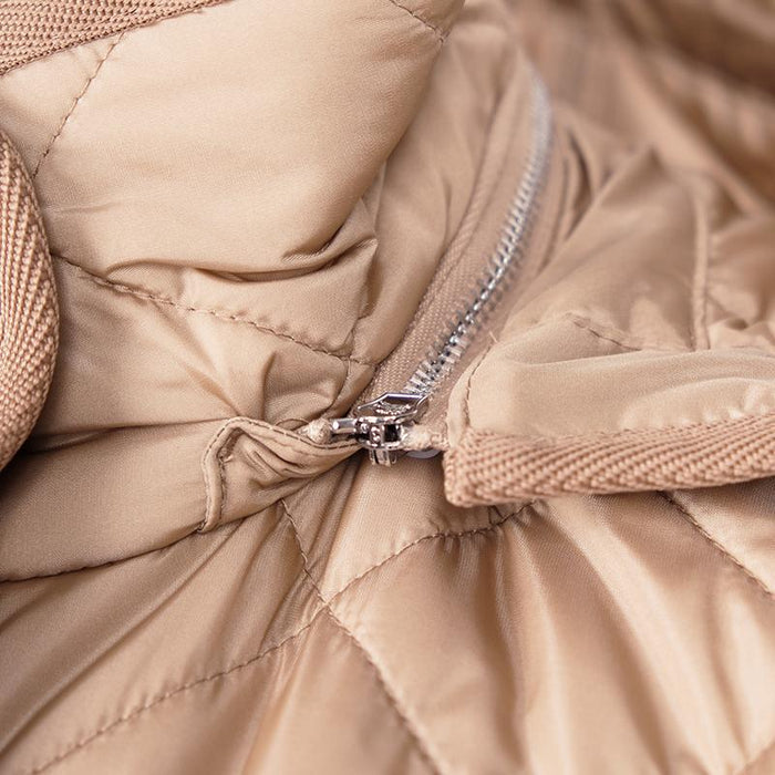 BURBERRY Diamond Quilted Detachable Hood Jacket Unisex