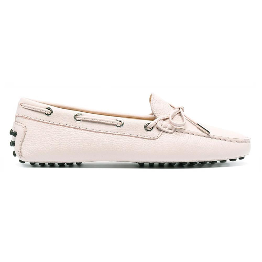 Tods Women Heaven Driving Shoes Leather Loafers Brown