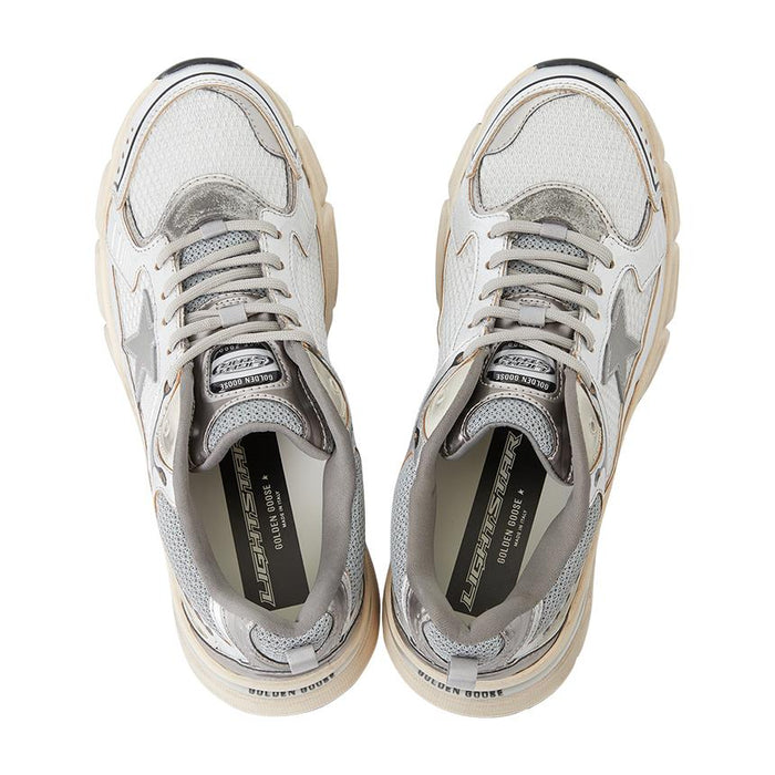 GOLDEN GOOSE Lightstar Leather Low-Top Sneakers for Men