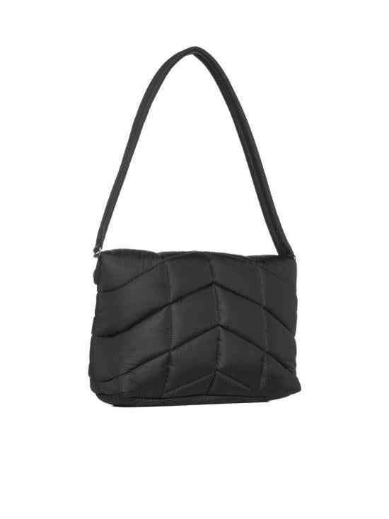 Saint Laurent Logo Puffer Nylon Messenger Bag 733630 FAB27 1000
