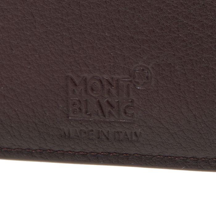 Montblanc Meisterstück 6CC Card Holder Burgundy Leather Men's Wallet
