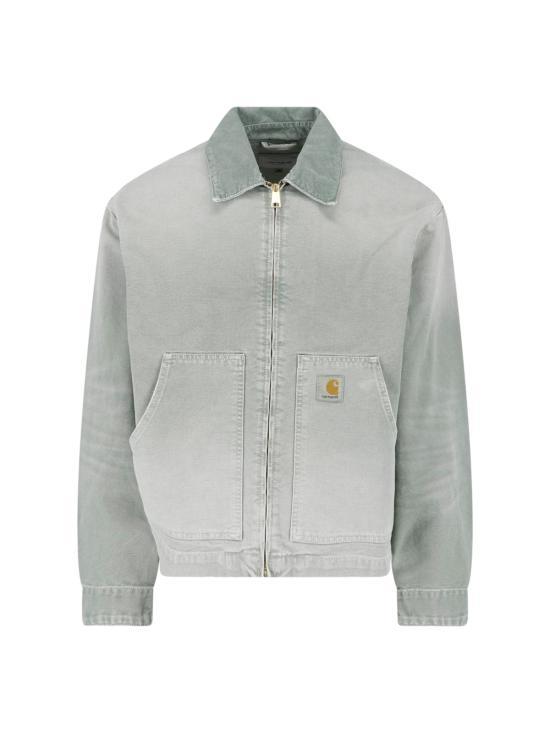 CARHARTT WIP Shady Green Destroy Wash Denim Jacket