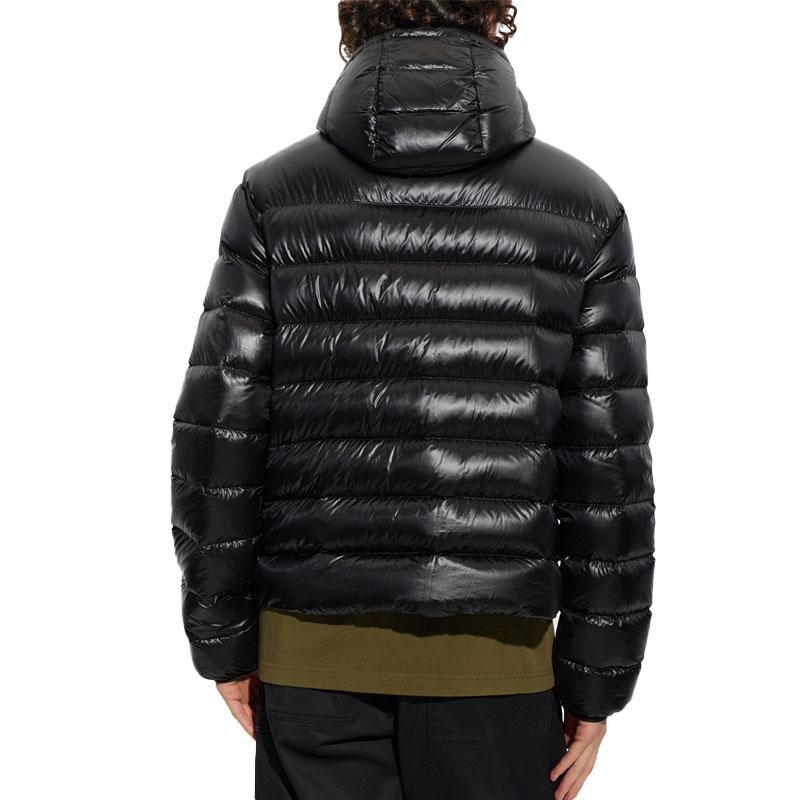 Moncler Forzo Hooded Short Down Jacket Black Men’s