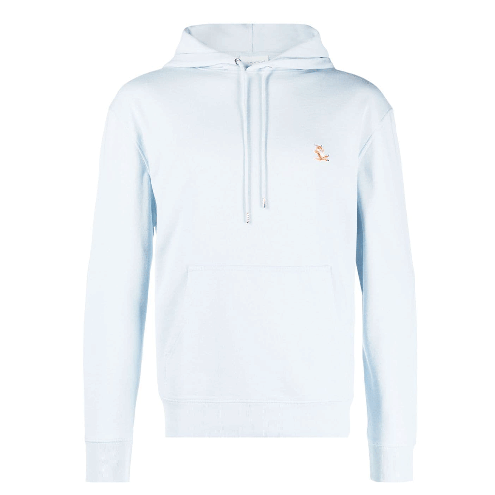 Maison Kitsune Men’s Chillax Fox Regular Fit Hoodie Navy Cot LM00706 KM0001 P422