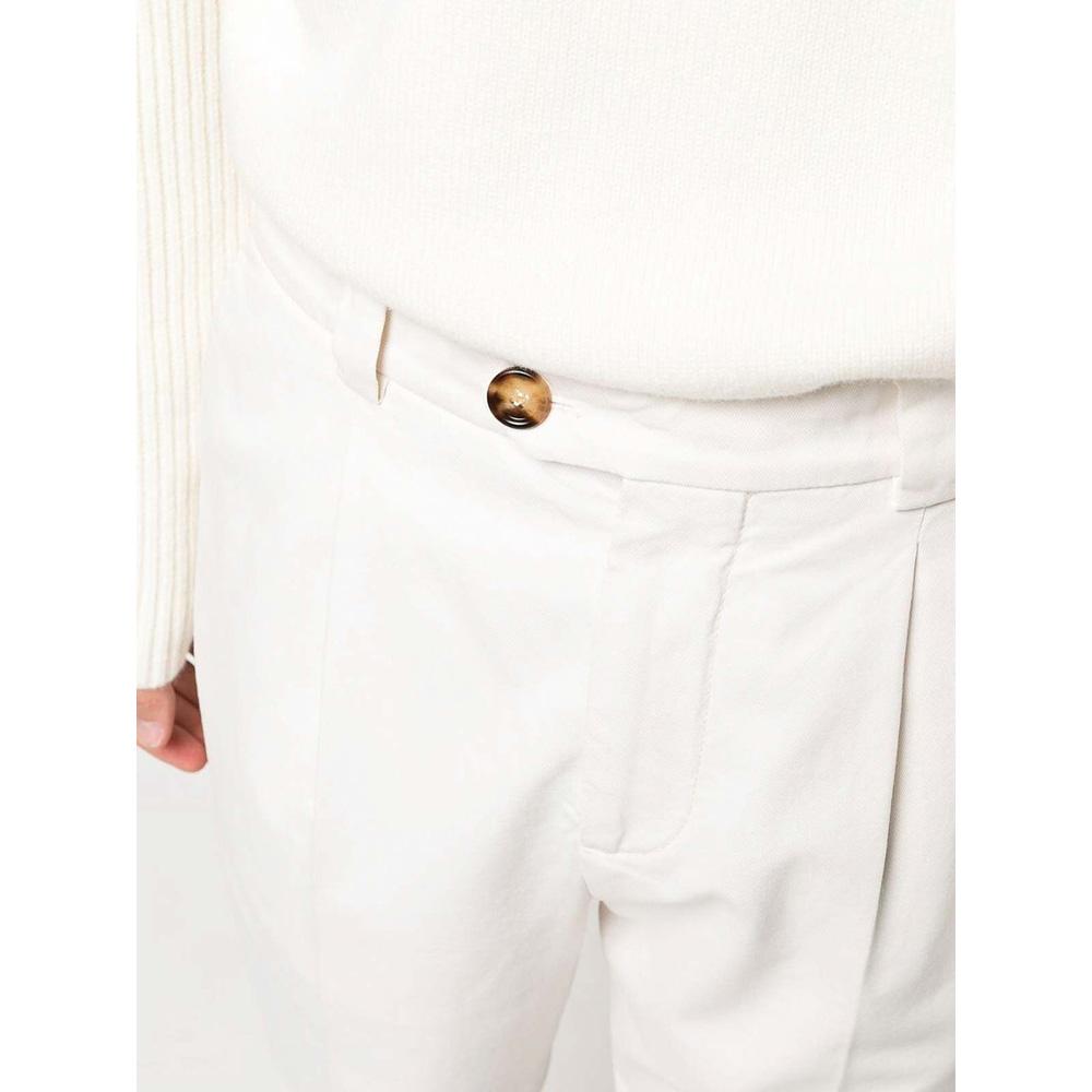 Brunello Cucinelli Cotton Gabardine Men’s Classic Pants