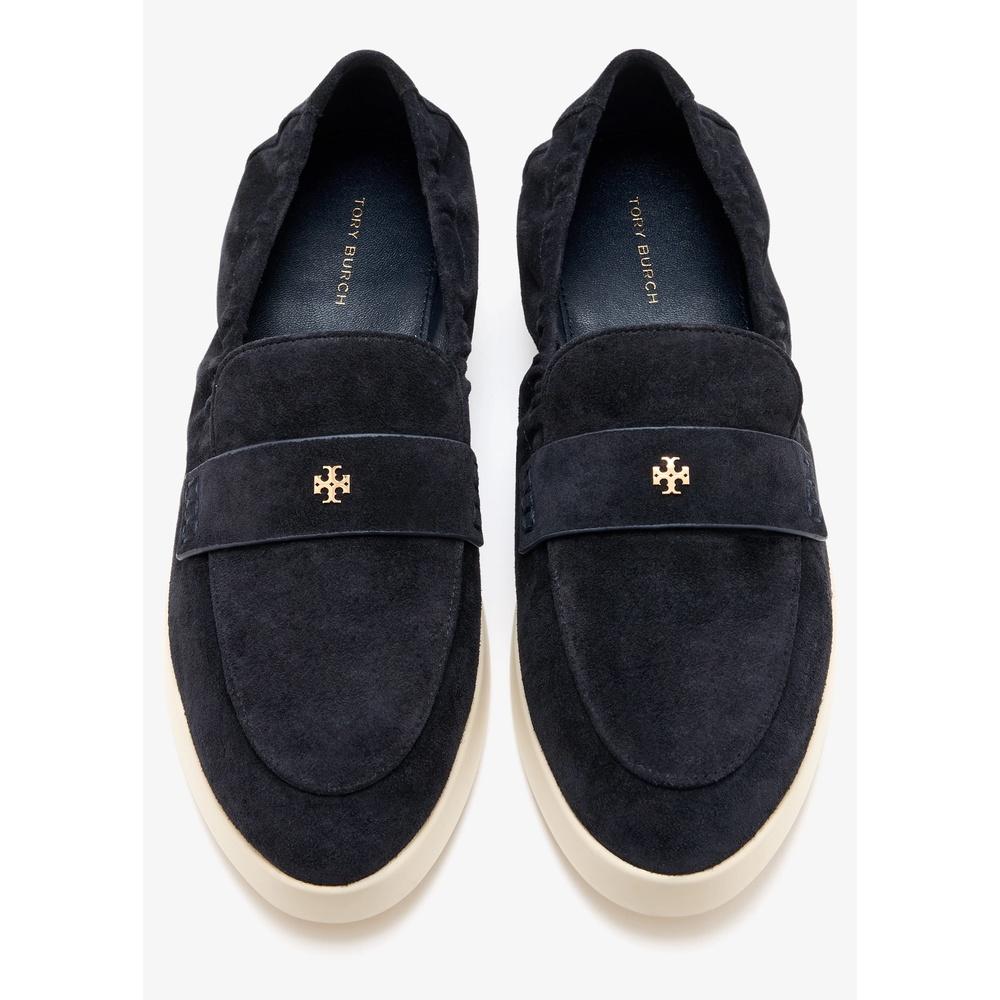 Tory Burch Women’s Ballet Sport Loafers Navy Leather