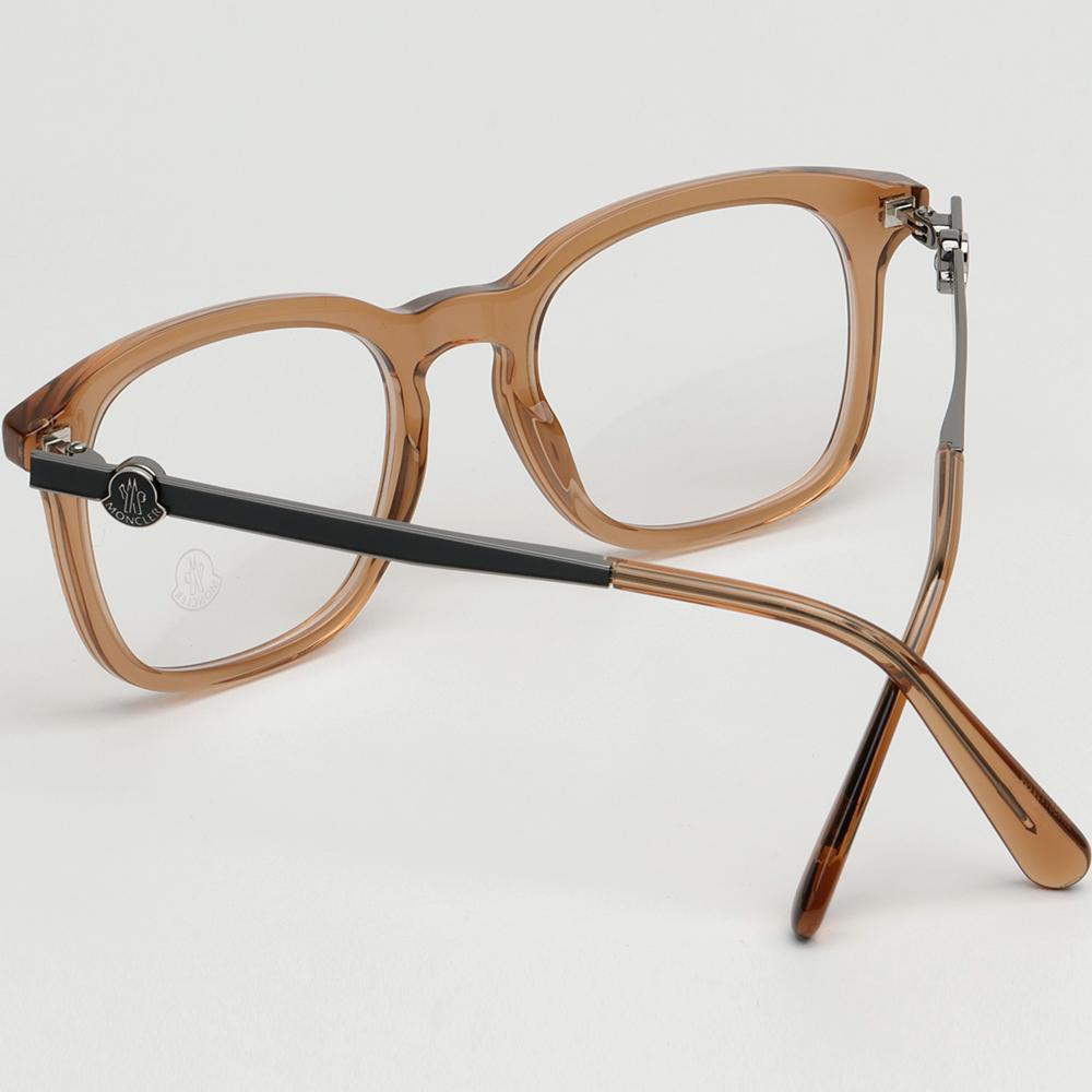 Moncler Transparent Square Acetate Eyeglass Frames Unisex ML5176 045
