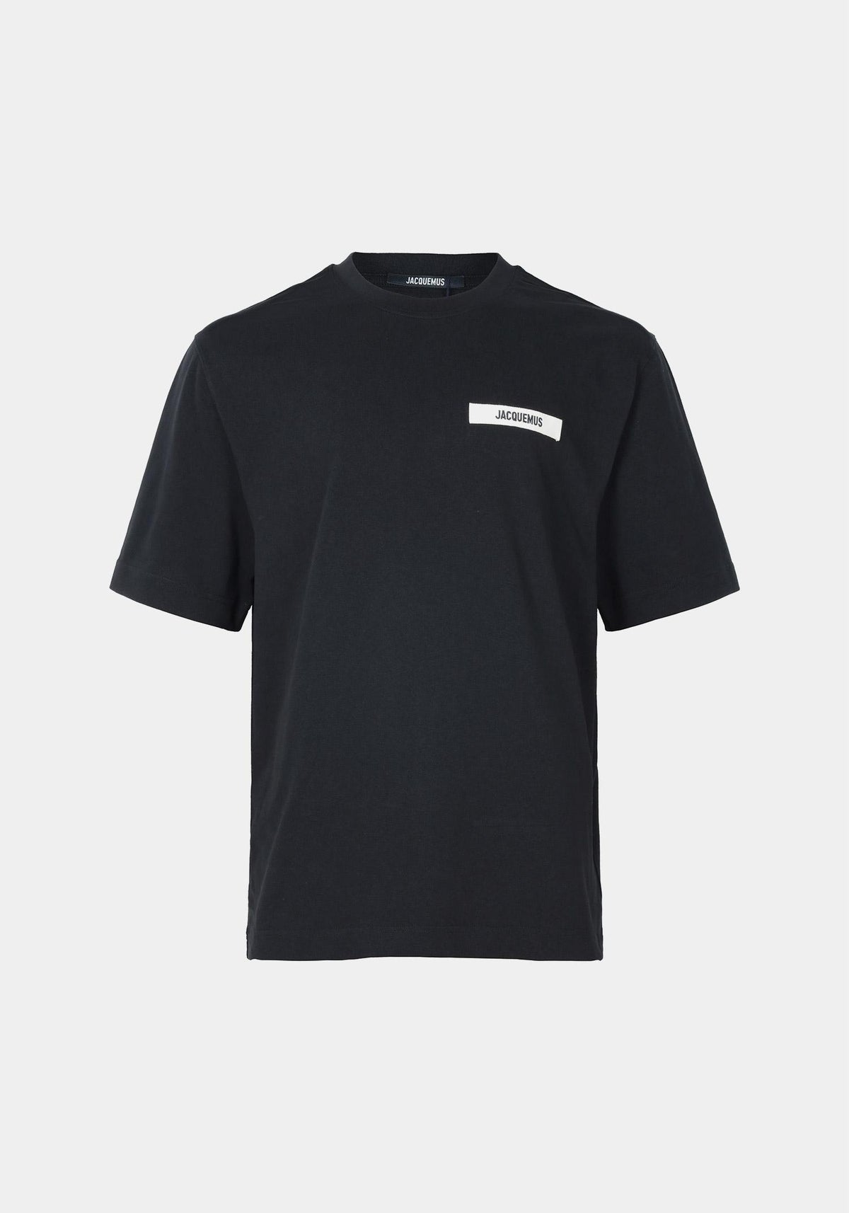 JACQUEMUS Black Le Grograin T-Shirt Men’s TSM00133AJ00226 990