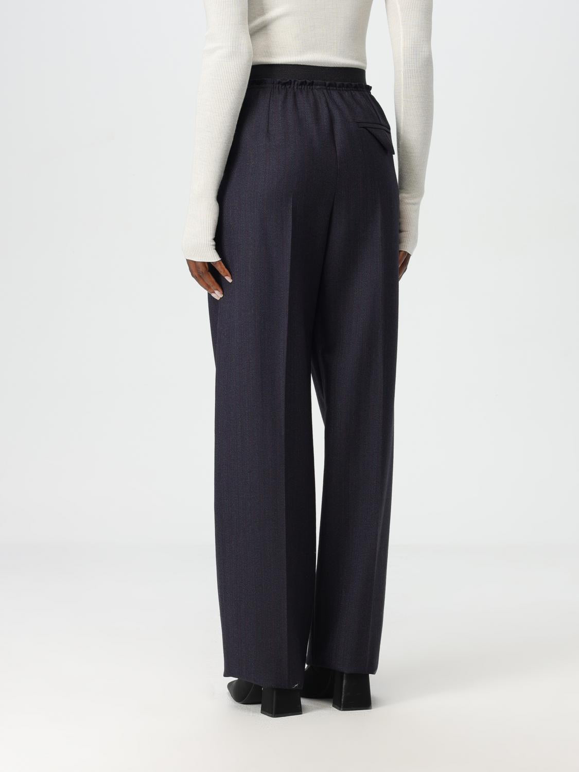 Bottega Veneta Black Wool Classic Dress Pants