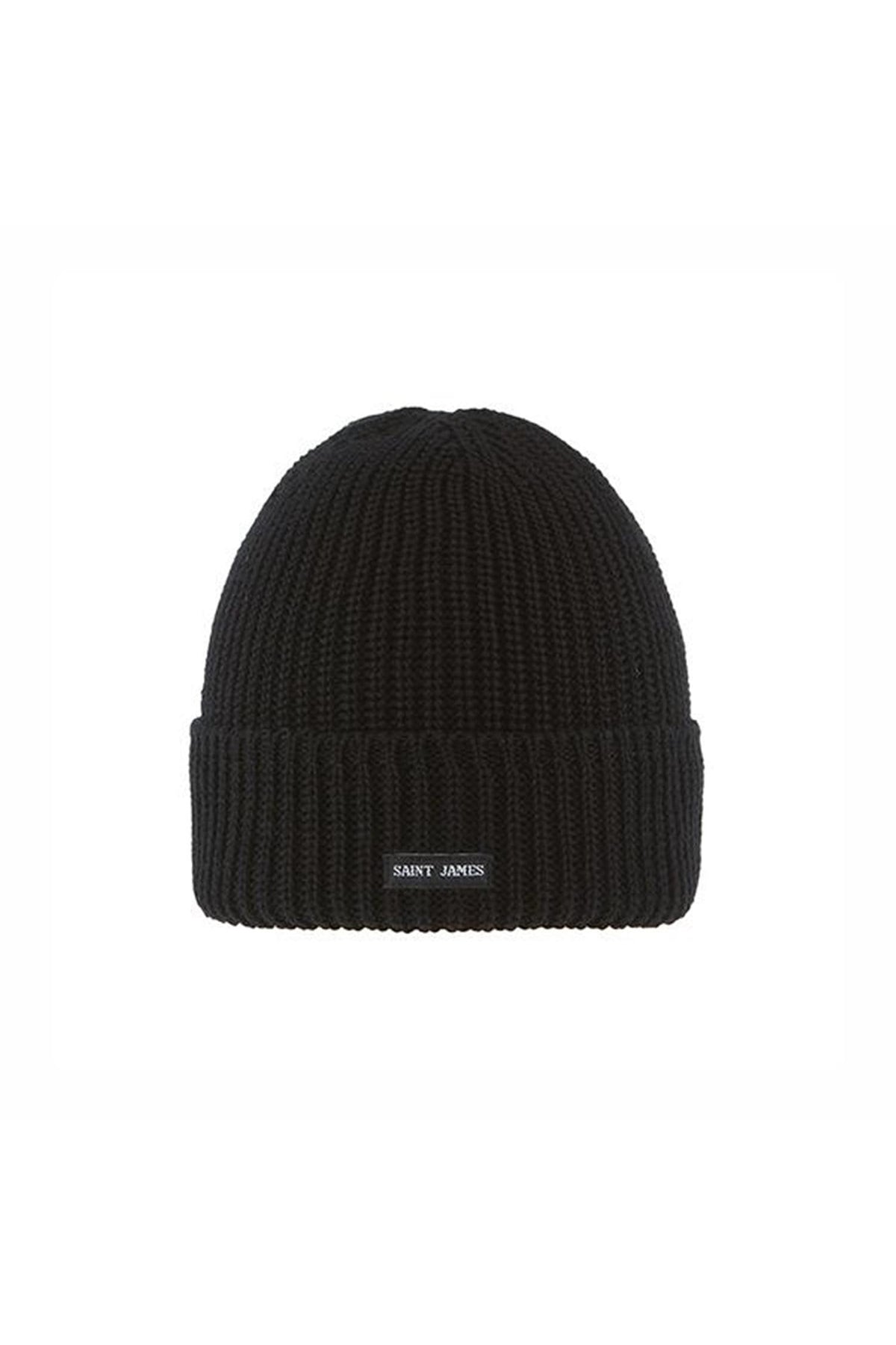 A.P.C. Unisex Knit Beanie Hat Navy 9466 NOIR
