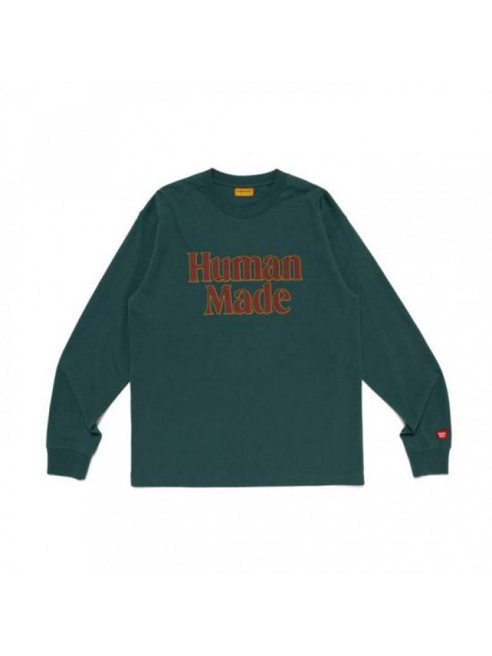 Humanmade Graphic Long Sleeve T-Shirt Green HM31CS041