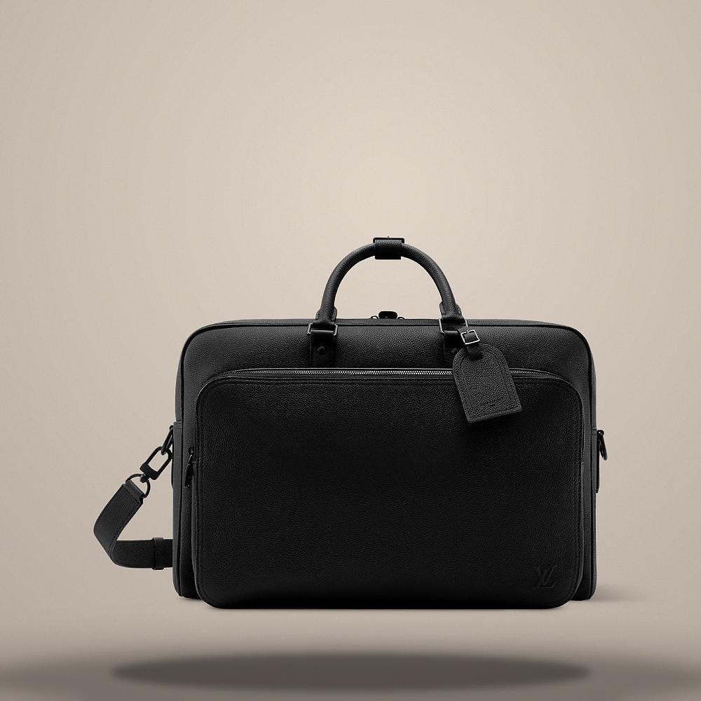 Louis Vuitton Weekender Bag Black Crossbody M26075