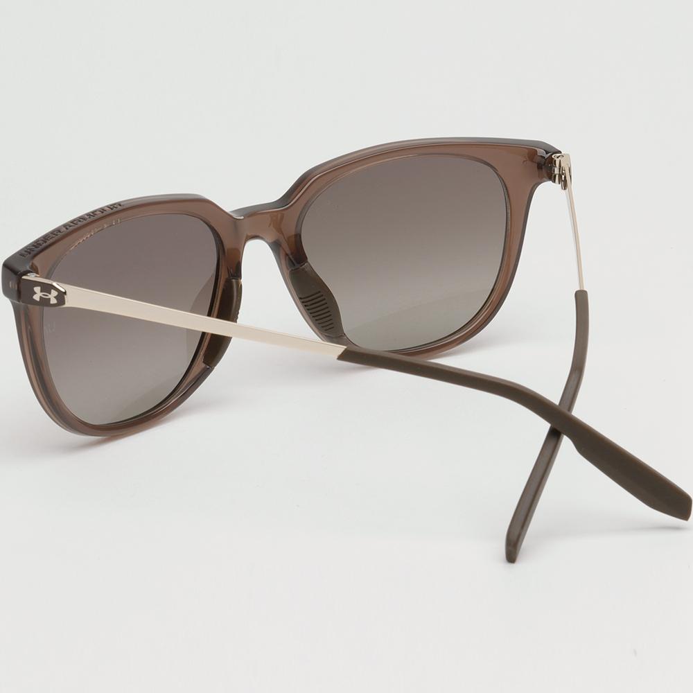 Under Armour Brown Horn-Rim Sports Sunglasses for Hiking Golf F UA CIRCUIT YL3HA