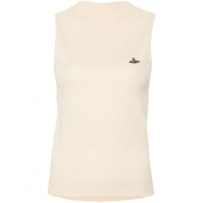Vivienne Westwood Valentina Top T-Shirt Ivory Cotton