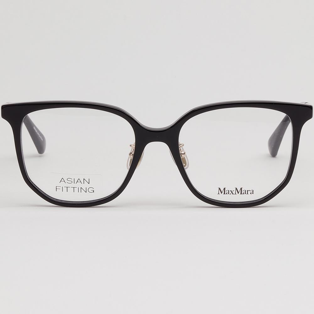 Max Mara Asian Fit Acetate Full-Rim Eyeglass Frames Unisex MM5040D 001