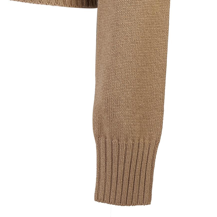 Max Mara Women’s V-Neck Cardigan Lella FW24 Beige Knit