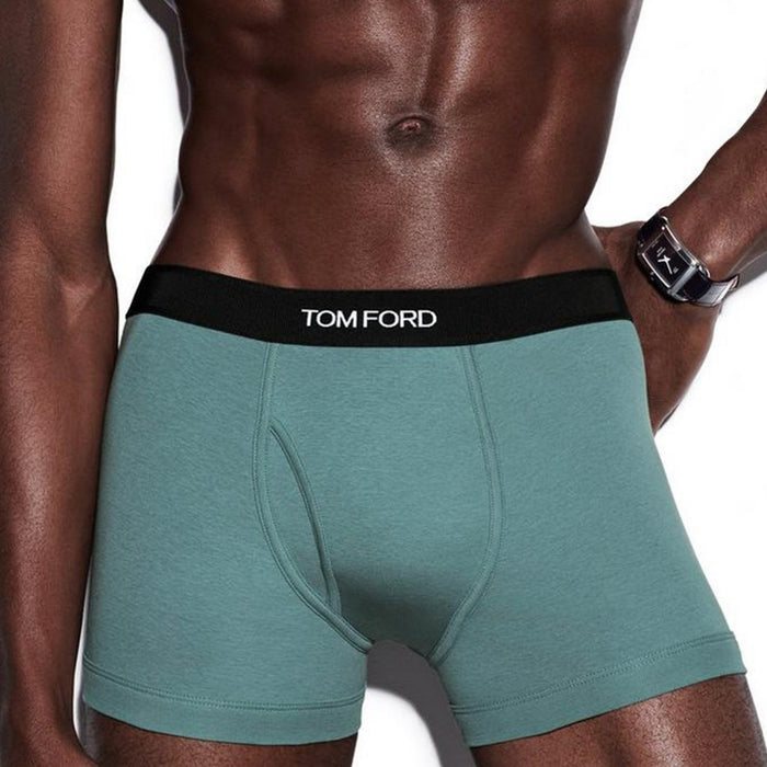 TOM FORD Classic Logo Men’s Boxer Briefs Celeste Underwear