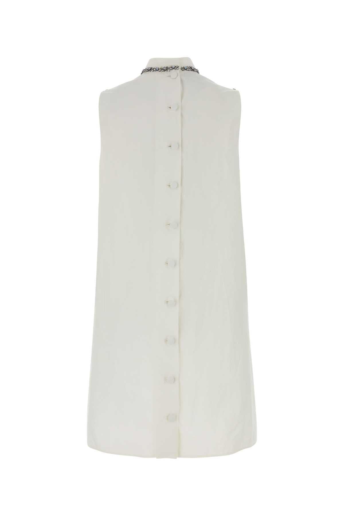PRADA Black Sleeveless Shirt Blouse