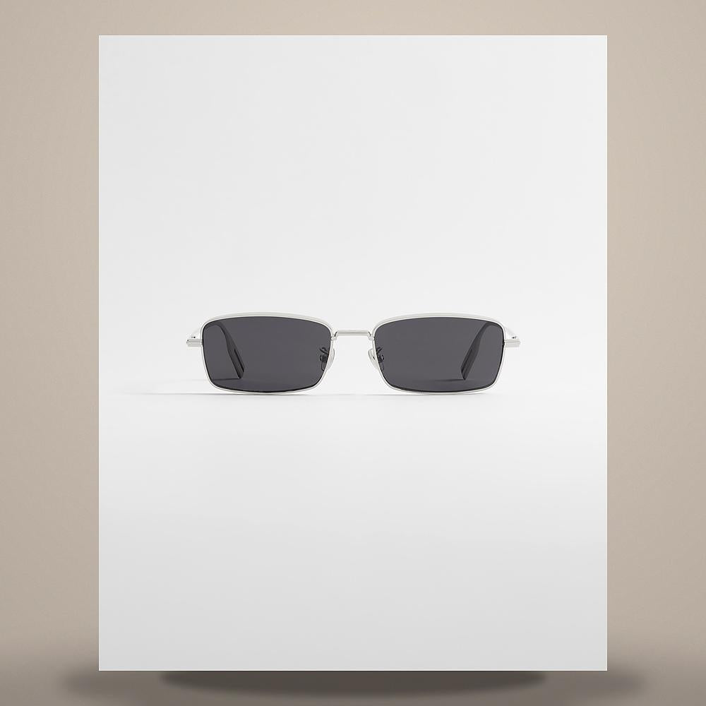 DIOR Gray Rectangular Sunglasses DiorBlacksuit S21U SUTS21FXR F0A0