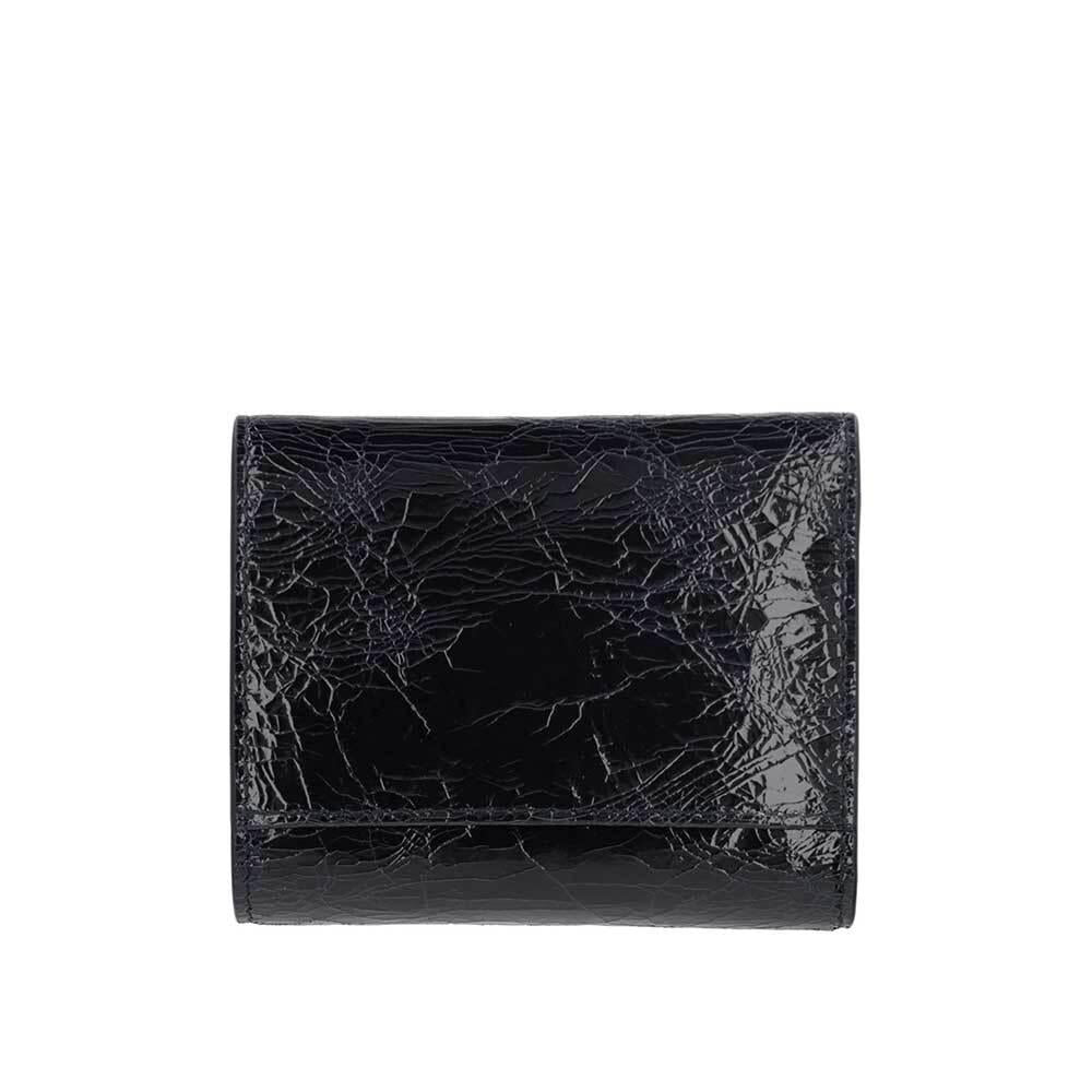 Maison Margiela Four-Stitch Leather Bifold Wallet Black