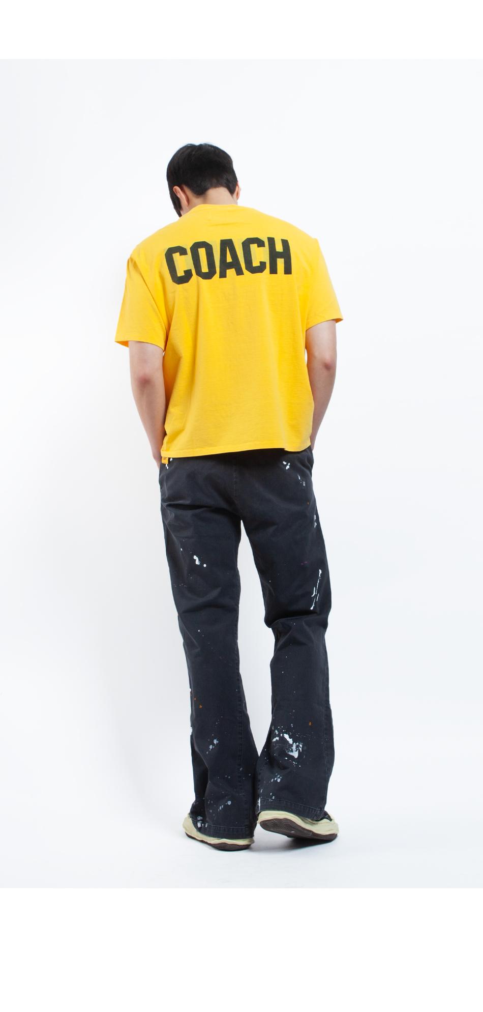 GALLERY DEPT. Student Coach Reversible DEPT Logo Short Sleeve T-S DCS 10003 GOLD