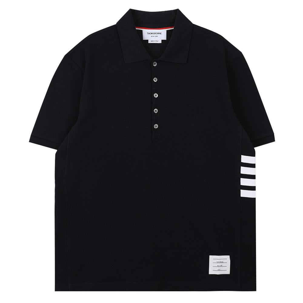 THOM BROWNE Cotton Polo Shirt MJP110P 00050 415