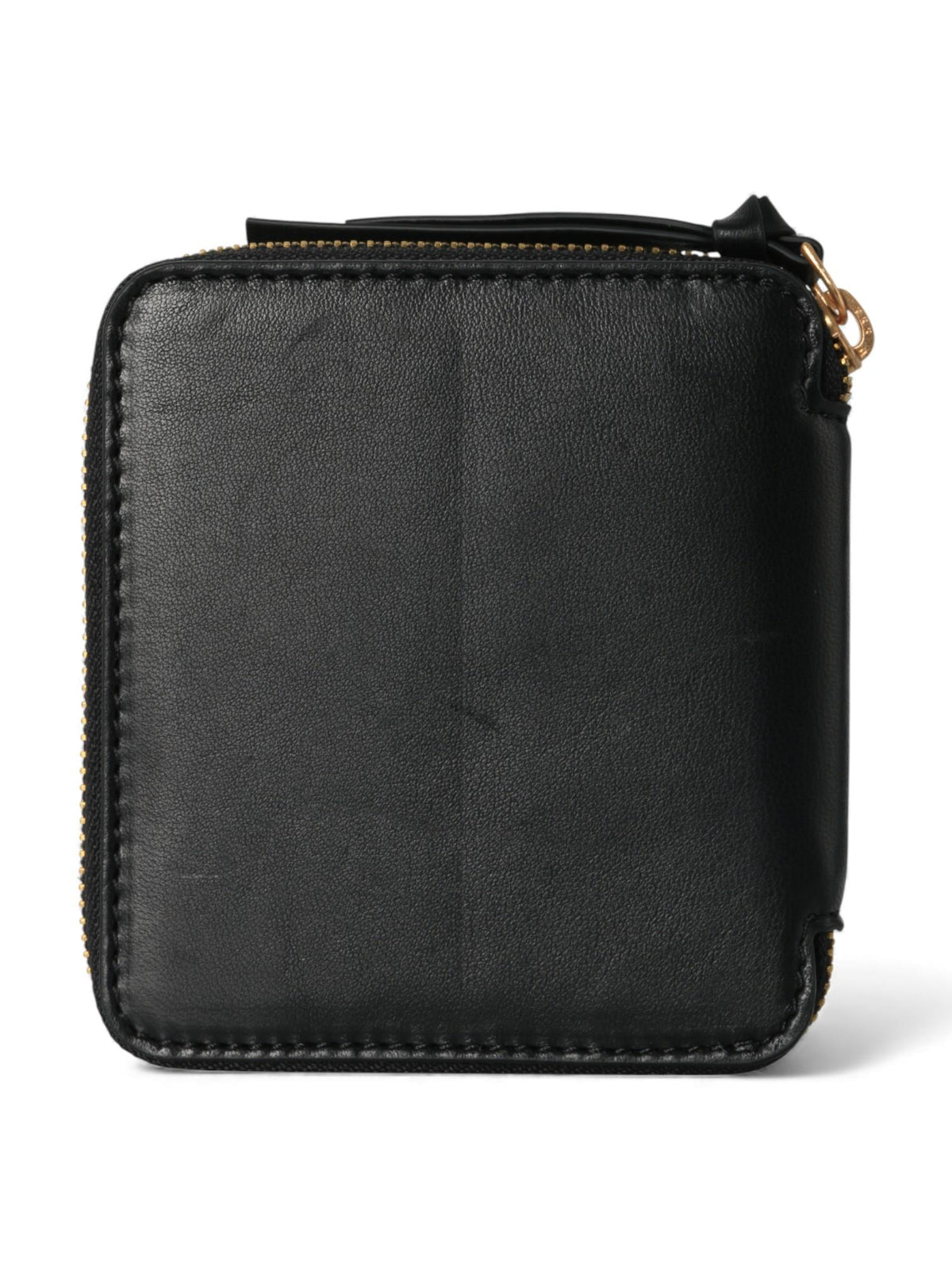 Dries Van Noten Black Zip-Around Leather Wallet Unisex 242 012100 190 900