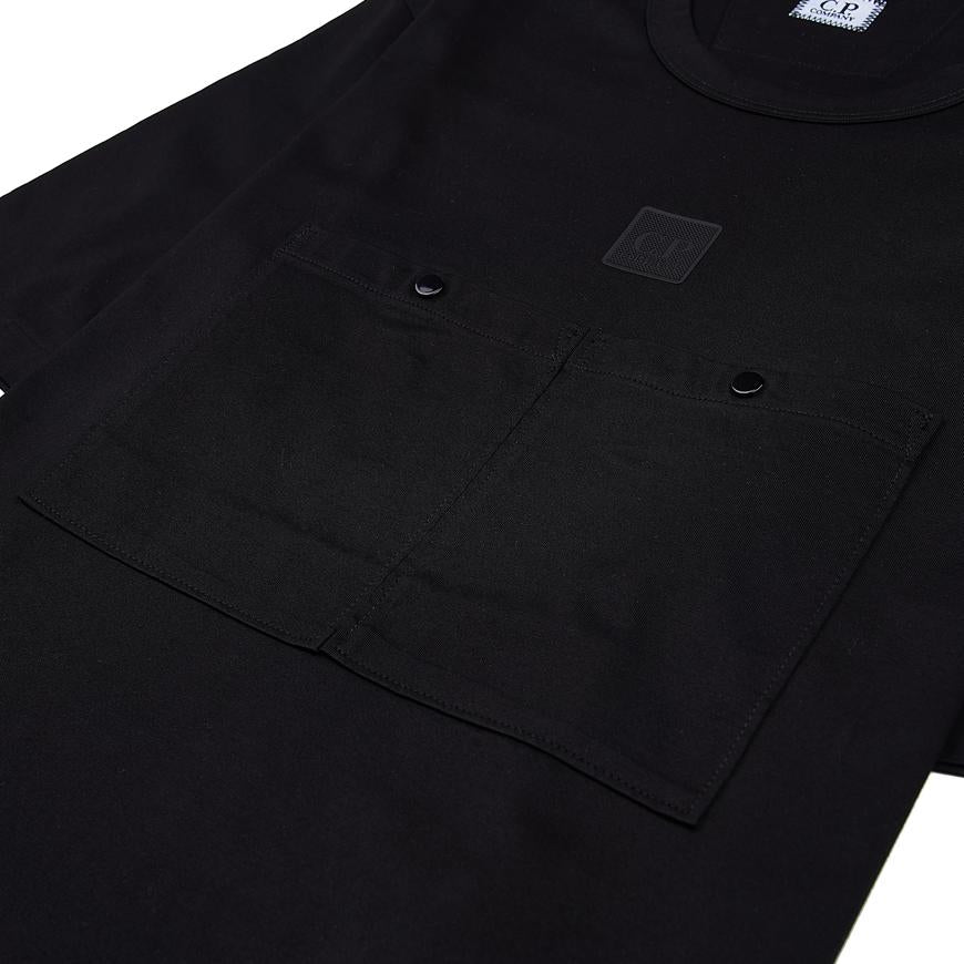 CP Company Men’s Metropolis Series Mercerized Cotton T-Shirt Black