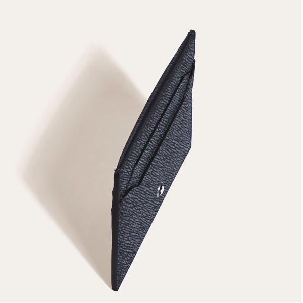 Montblanc Sartorial 5CC Card Holder Tweed Blue Card Wallet
