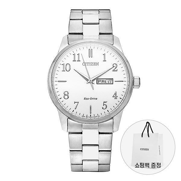 CITIZEN Stainless Steel Case Fabric Strap Men’s Watch BM8550 81A