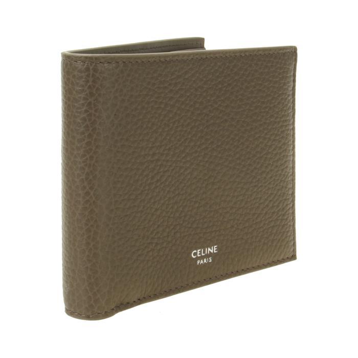 CELINE Bifold Leather Wallet for Men Black