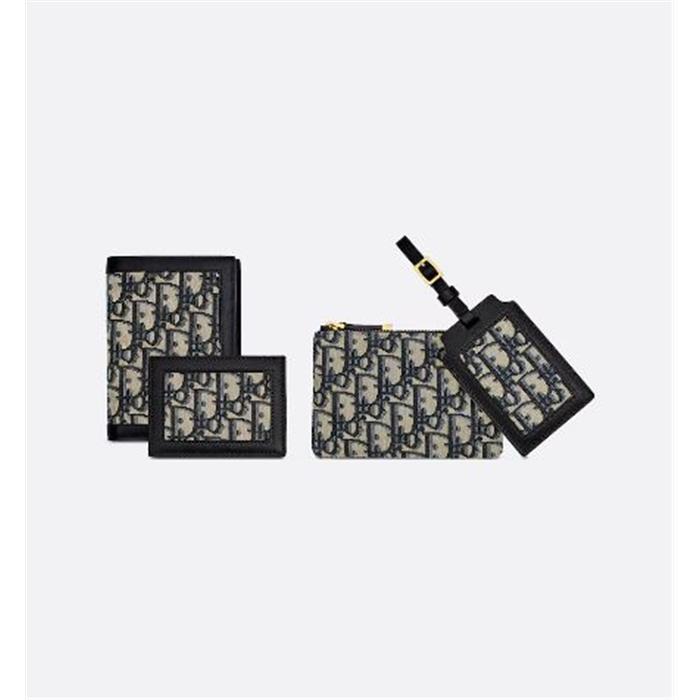 DIOR Oblique Canvas Travel Kit Clutch Pouch Bag S5476CTZQ