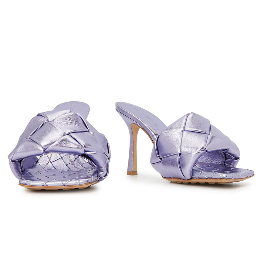 Bottega Veneta Women’s Leather Slide Sandals Slippers