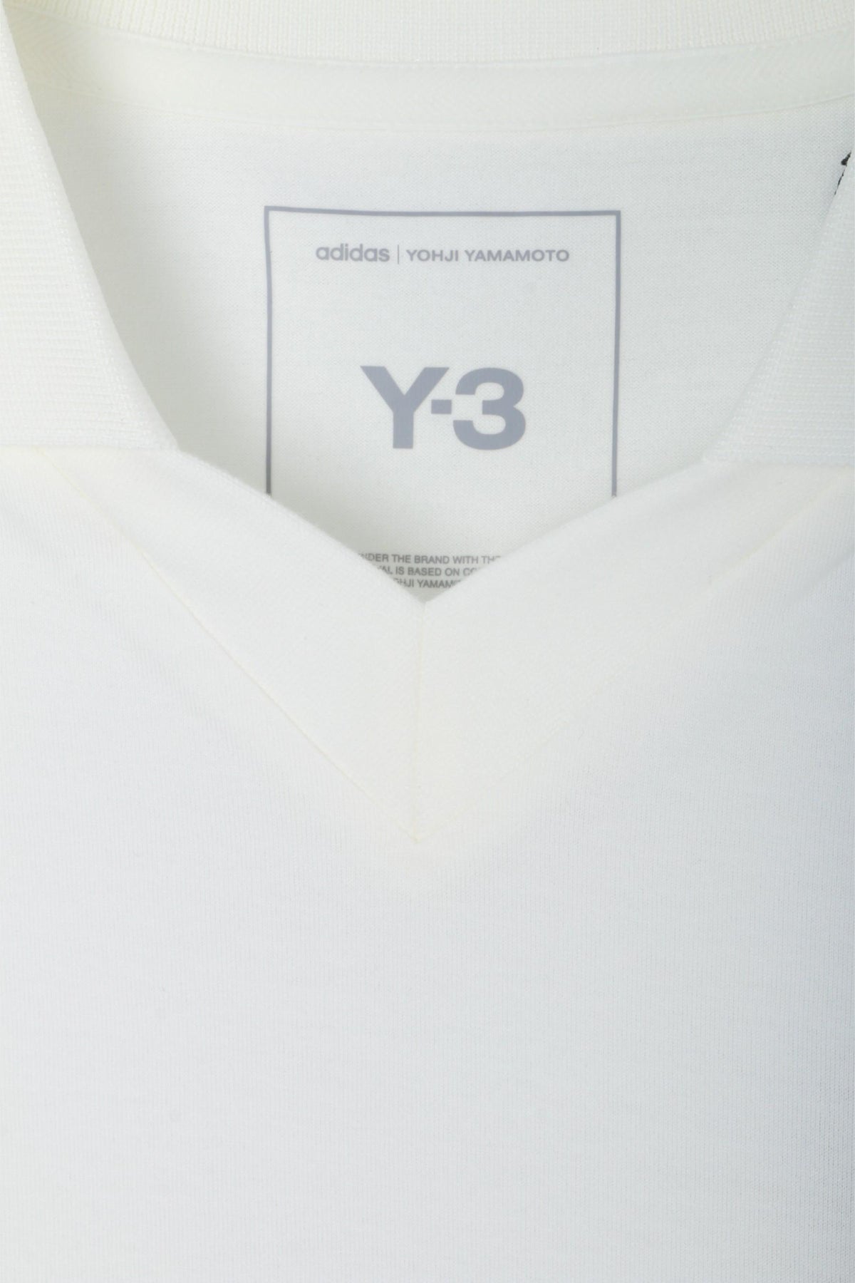 Y-3 White Graphic Logo Long Sleeve T-Shirt Unisex JM3233