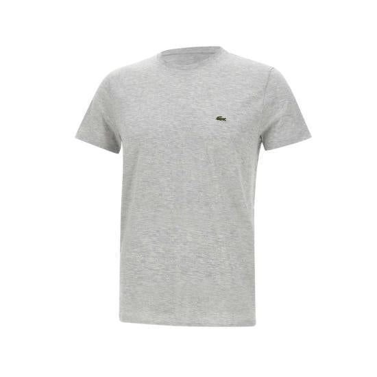 Lacoste Pima Cotton Jersey Crewneck T-Shirt Gray Men’s