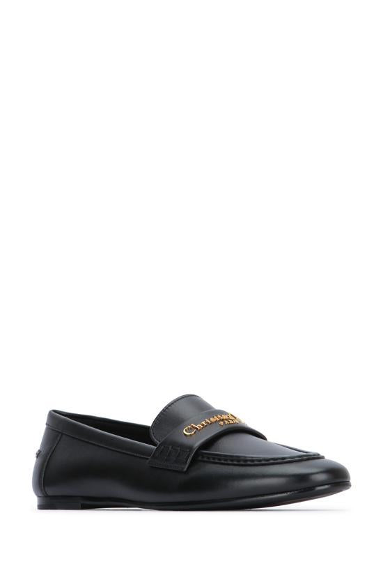 DIOR Black Leather Loafers KDF039VSO900