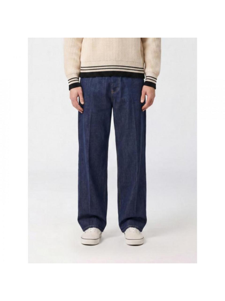 AMI Men's Balloon Fit Denim Jeans HTR871 DE0122 402
